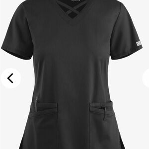 Black Short Sleeve Top